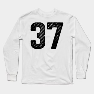Rough Number 37 Long Sleeve T-Shirt